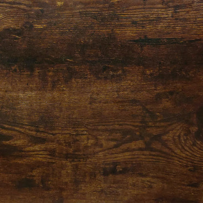 Wall Display Shelf 8 Compartments Smoked Oak