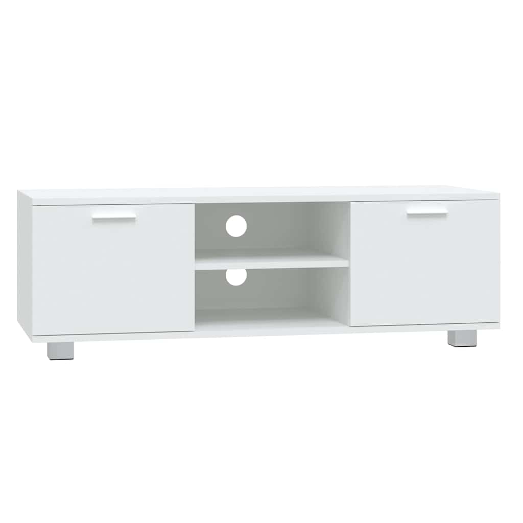 TV Cabinet White 120x40,5x35 cm Engineered Wood