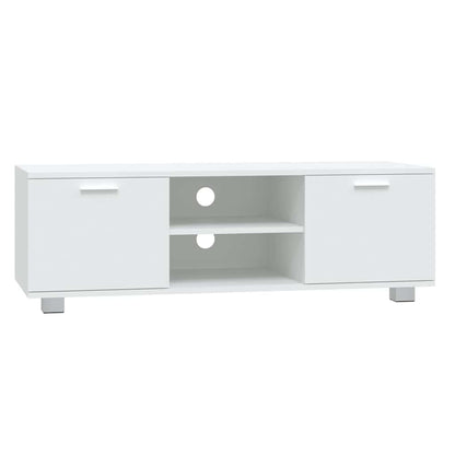 TV Cabinet White 120x40,5x35 cm Engineered Wood