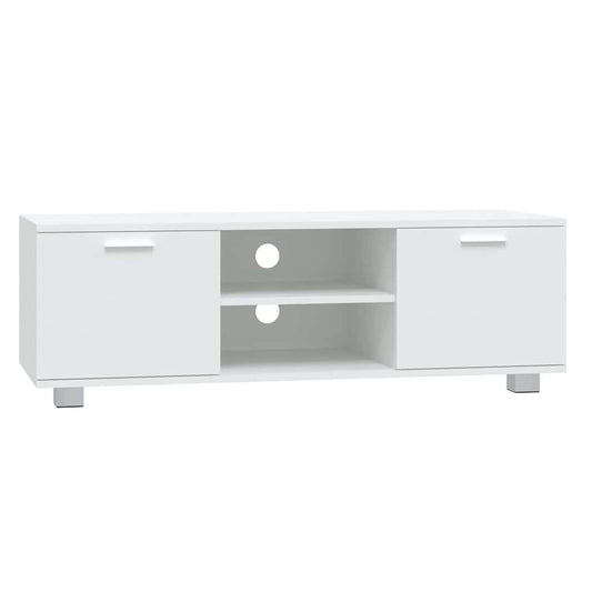 TV Cabinet White 120x40,5x35 cm Engineered Wood