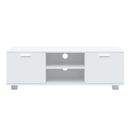 TV Cabinet White 120x40.5x35 cm Engineered Wood