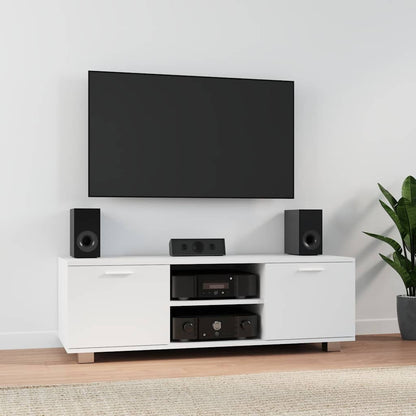 TV Cabinet White 120x40,5x35 cm Engineered Wood