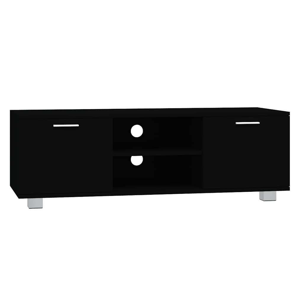 TV Cabinet Black 120x40,5x35 cm Engineered Wood