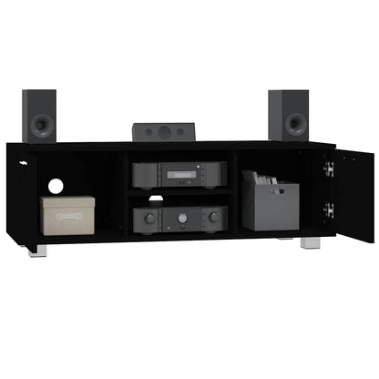 TV Cabinet Black 120x40,5x35 cm Engineered Wood