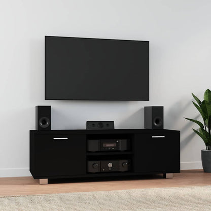 TV Cabinet Black 120x40,5x35 cm Engineered Wood