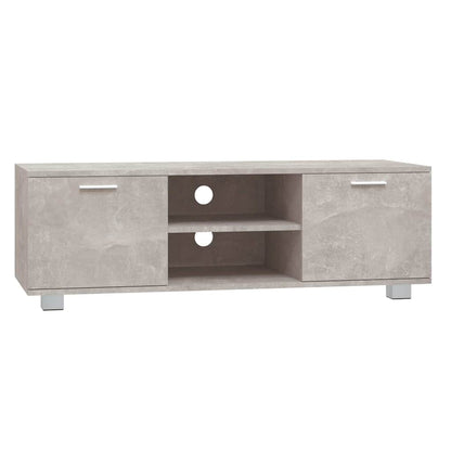 TV Cabinet Concrete Grey 120x40,5x35 cm Engineered Wood