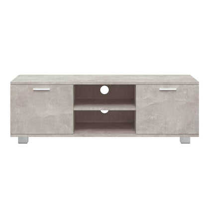 TV Cabinet Concrete Grey 120x40,5x35 cm Engineered Wood