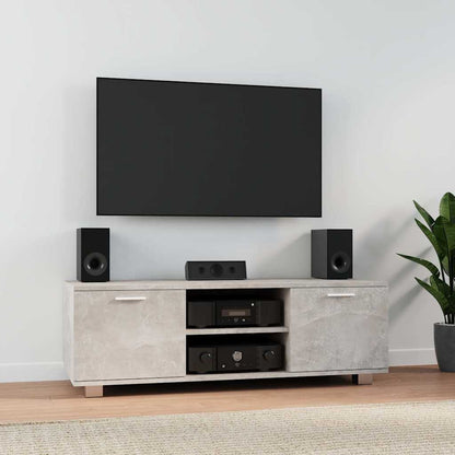 TV Cabinet Concrete Grey 120x40,5x35 cm Engineered Wood