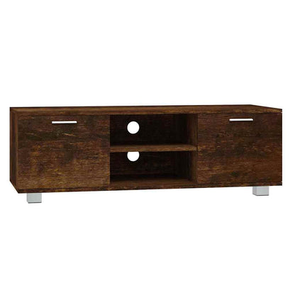 TV Cabinet Smoked Oak 120x40,5x35 cm Engineered Wood