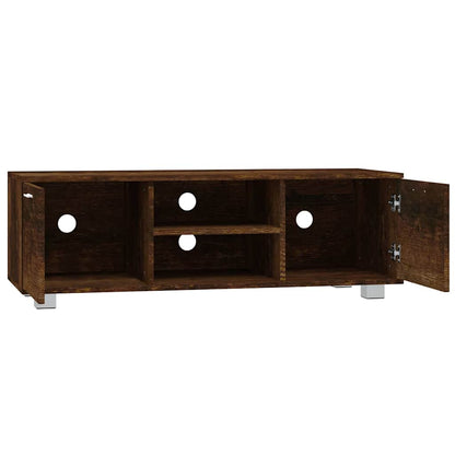 TV Cabinet Smoked Oak 120x40,5x35 cm Engineered Wood