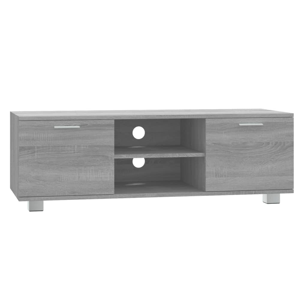 TV Cabinet Grey Sonoma 120x40.5x35 cm Engineered Wood