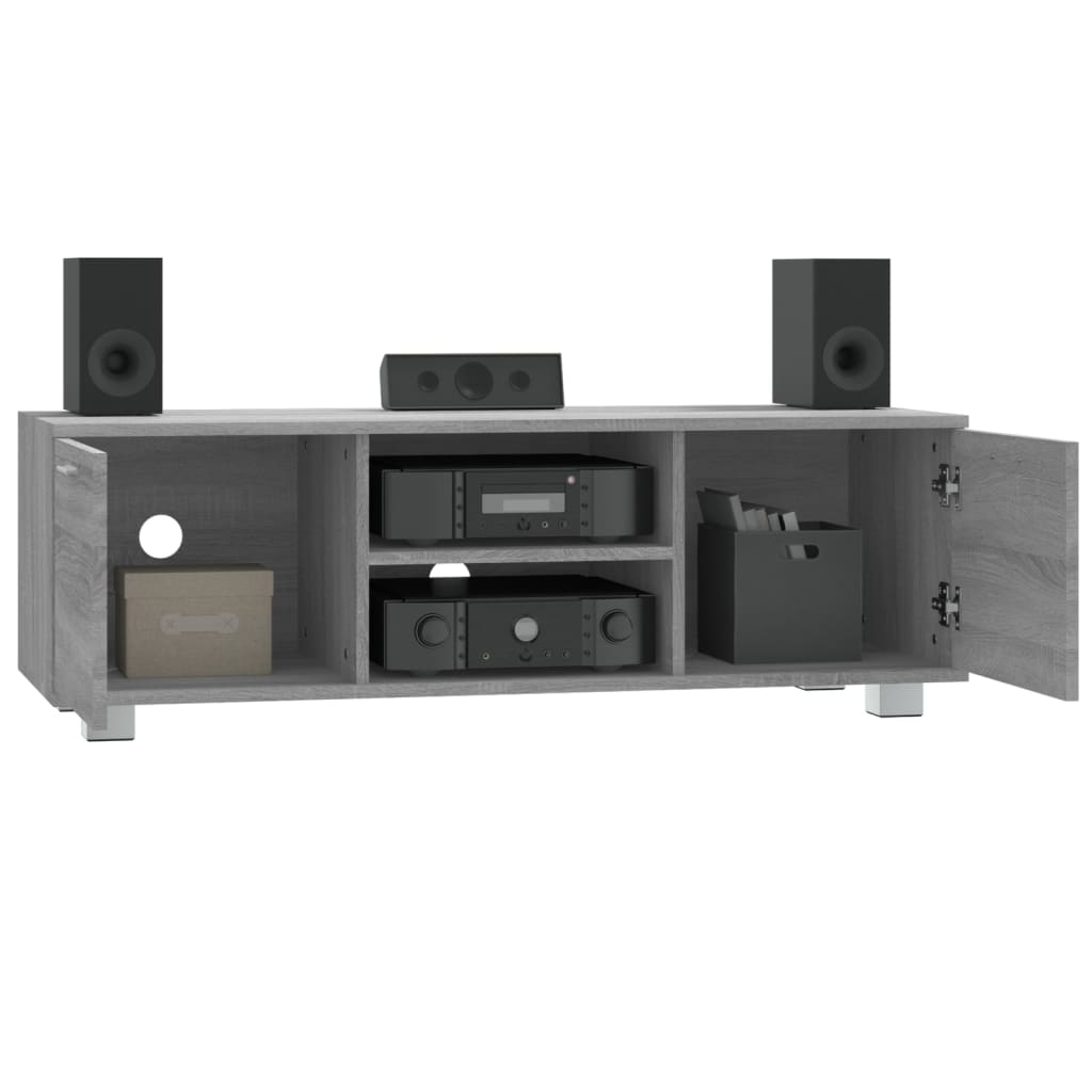 TV Cabinet Grey Sonoma 120x40.5x35 cm Engineered Wood