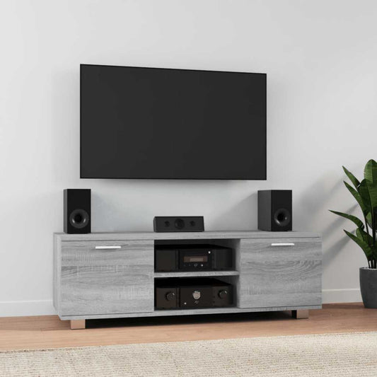 TV Cabinet Grey Sonoma 120x40.5x35 cm Engineered Wood