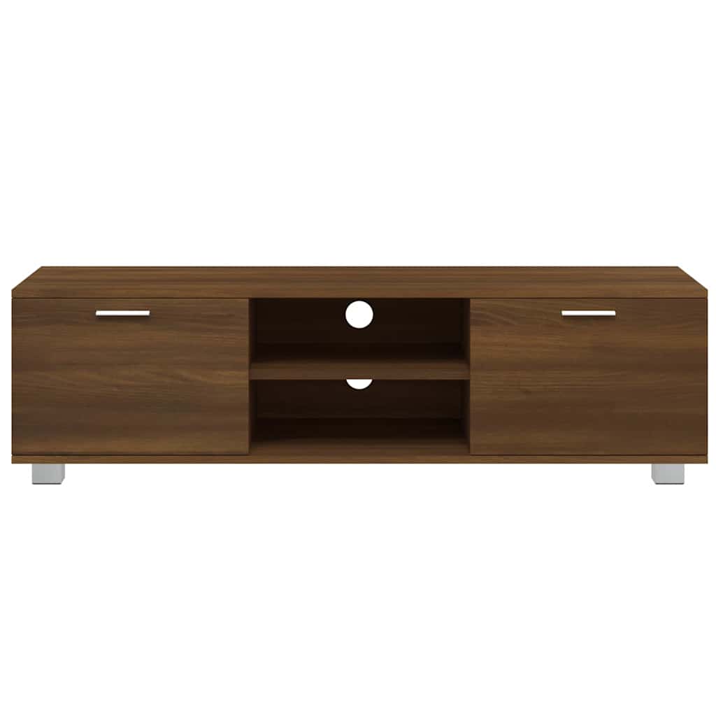 TV Cabinet Brown Oak 140x40,5x35 cm Engineered Wood
