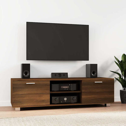 TV Cabinet Brown Oak 140x40,5x35 cm Engineered Wood