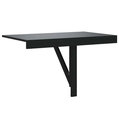 Folding Wall Table Black 100x60x56 cm Engineered Wood