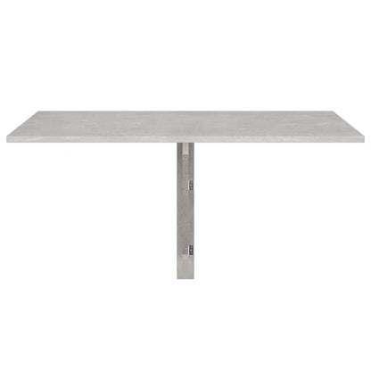 Folding Wall Table Concrete Grey 100x60x56 cm Engineered Wood