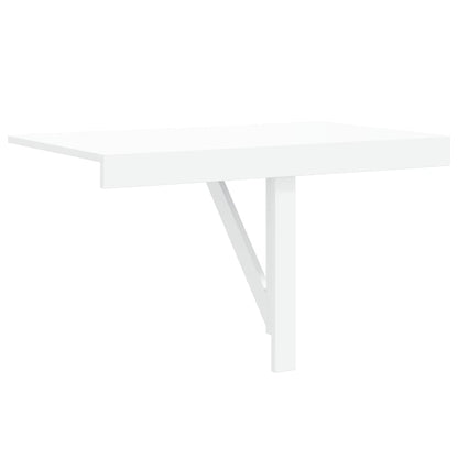 Folding Wall Table High Gloss White 100x60x56 cm Engineered Wood