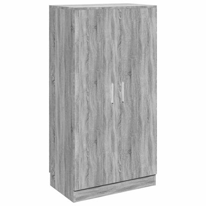 Shoe Cabinet Grey Sonoma 55x35x108 cm Engineered Wood