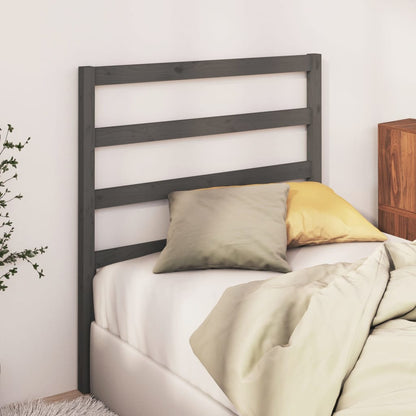 Bed Headboard | Grey | Solid pine wood | Stylish Design | Bed Headboard