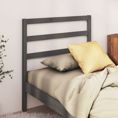 Bed Headboard | Grey | Solid pine wood | Stylish Design | Bed Headboard
