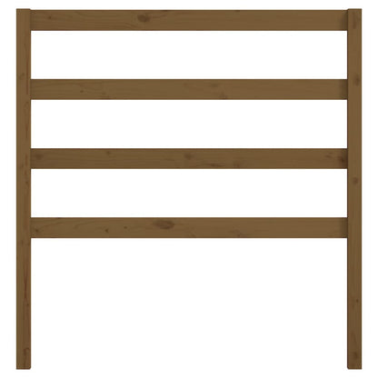 Bed Headboard Honey Brown 106x4x100 cm Solid Wood Pine