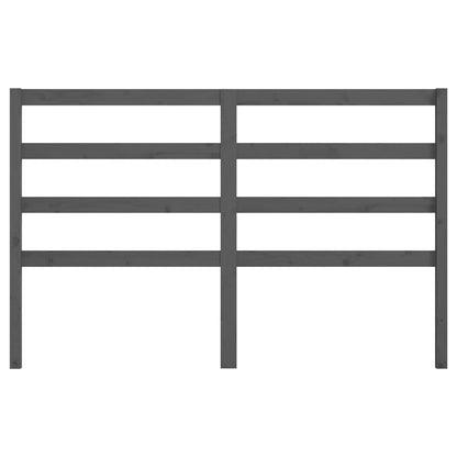 Bed Headboard | Grey | Solid Pine Wood | Medium | Bed Headboard