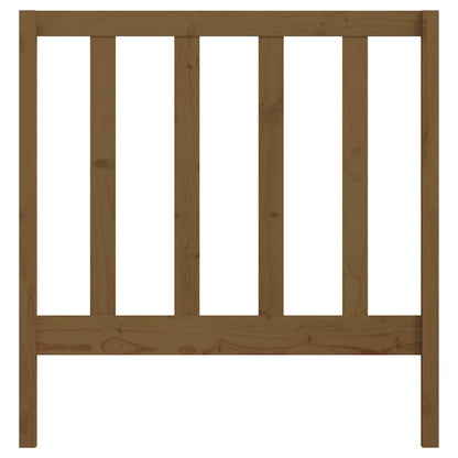Bed Headboard | Honey Brown | Solid Pine Wood | Standard | Durable