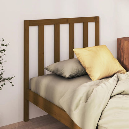 Bed Headboard | Honey Brown | Solid Pine Wood | Medium | Bed Headboard