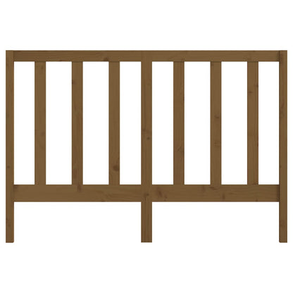 Bed Headboard Honey Brown 126x4x100 cm Solid Wood Pine