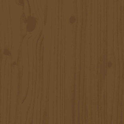 Bed Headboard Honey Brown 141x4x100 cm Solid Wood Pine