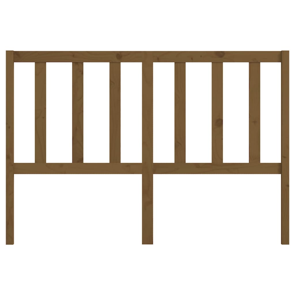 Bed Headboard Honey Brown 156x4x100 cm Solid Wood Pine