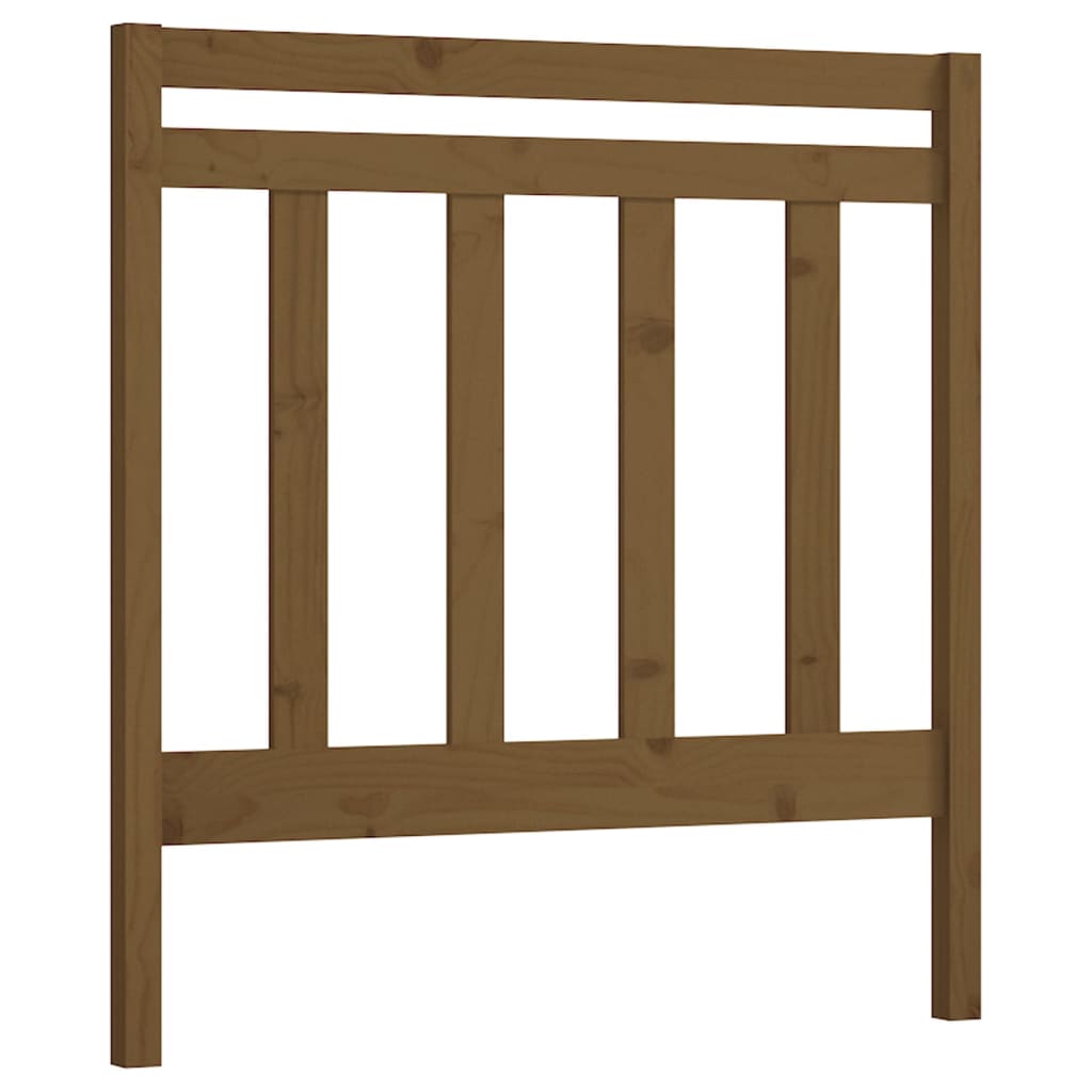 Bed Headboard | Honey brown | Solid pine wood | Standard | Bed Headboard
