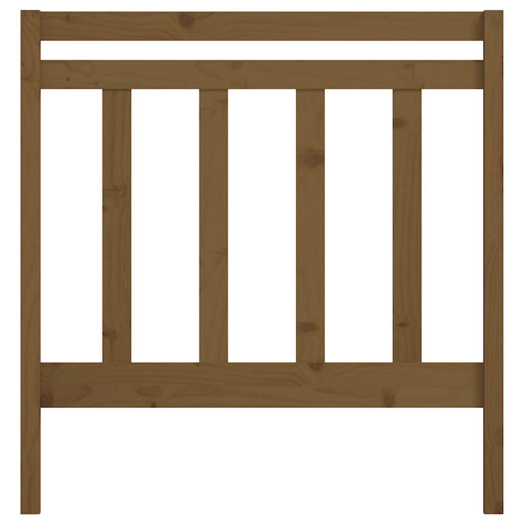 Bed Headboard | Honey brown | Solid pine wood | Standard | Bed Headboard