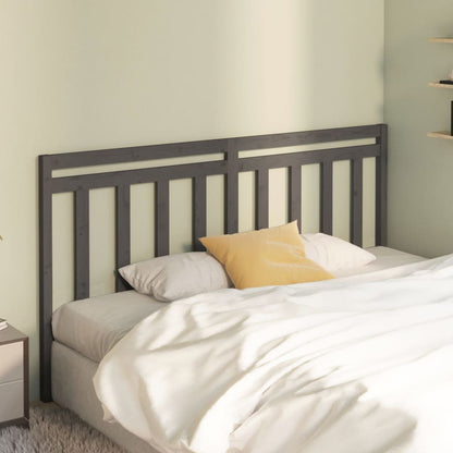Bed Headboard | Grey | Solid pine wood | Large | Bed Headboard