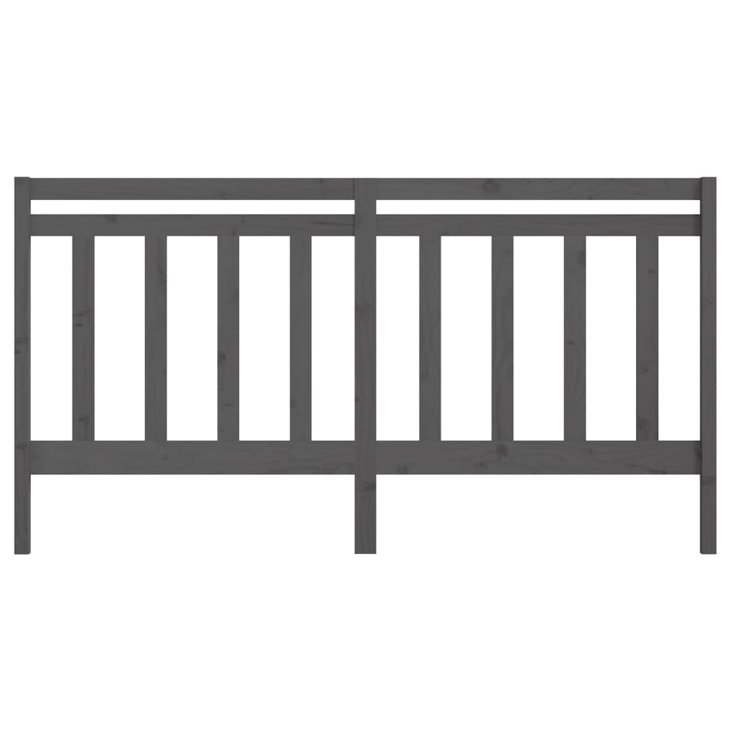 Bed Headboard | Grey | Solid pine wood | Large | Bed Headboard