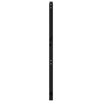 Bed Headboard | Black | Solid Pine Wood | 81 x 4 x 100 cm | Bed Headboard