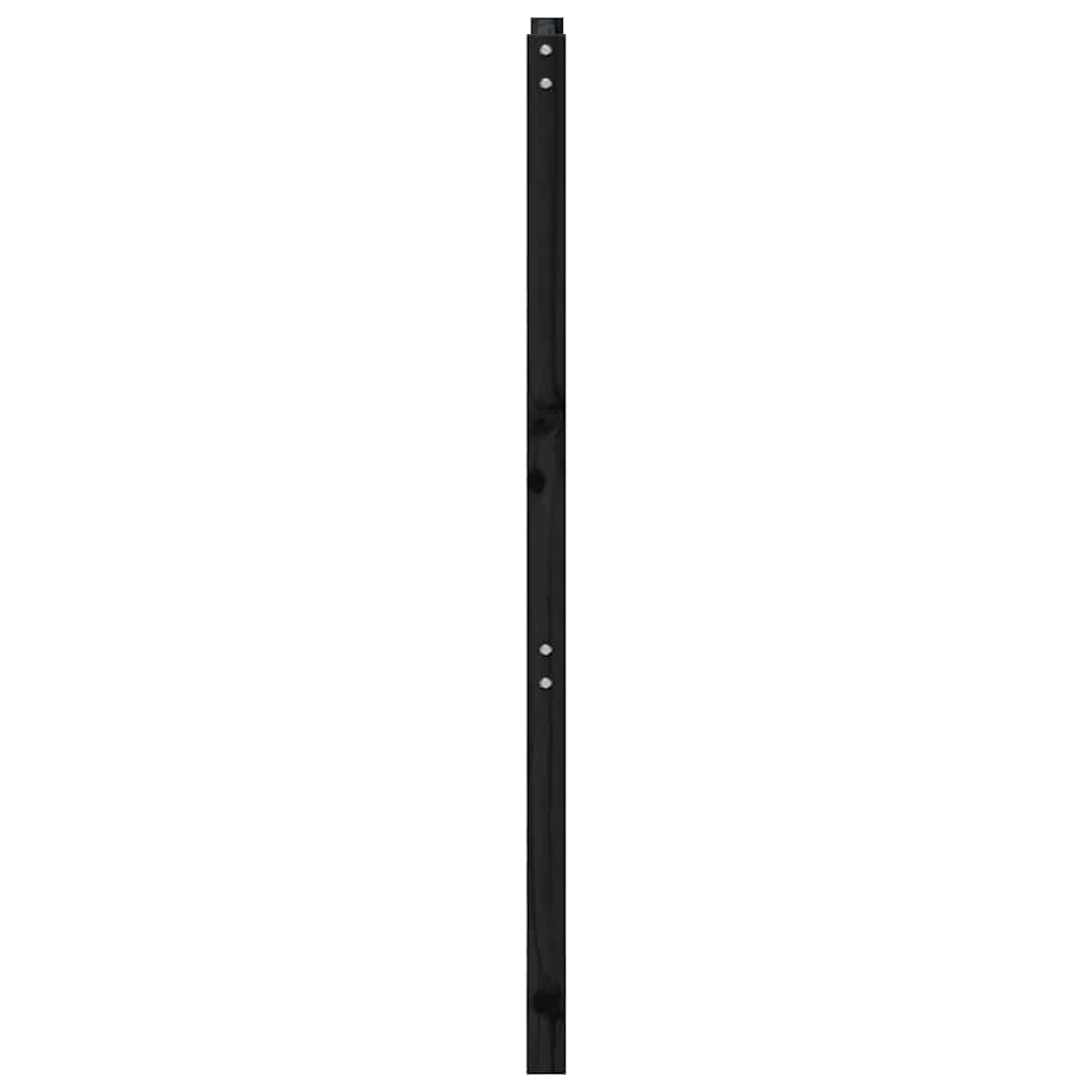 Bed Headboard | Black | Solid Pine Wood | 81 x 4 x 100 cm | Bed Headboard