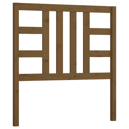 Bed Headboard | Honey brown | Solid pinewood | 96x4x100 cm | Tough
