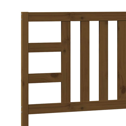 Bed Headboard | Honey brown | Solid pinewood | 96x4x100 cm | Tough