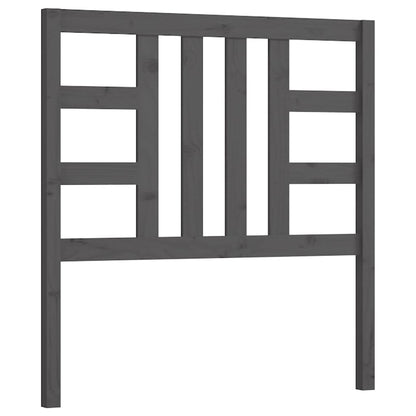 Bed Headboard | Grey | Solid Pine Wood | Medium | Durable | Bed Headboard