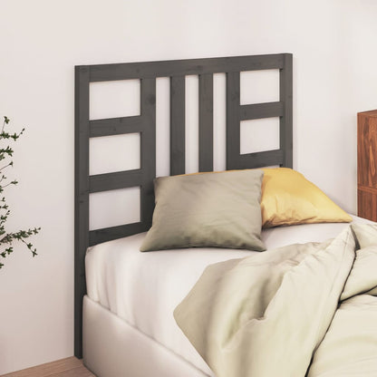 Bed Headboard | Grey | Solid Pine Wood | Medium | Durable | Bed Headboard