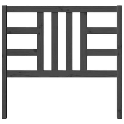 Bed Headboard | Grey | Solid Pine Wood | Medium | Durable | Bed Headboard