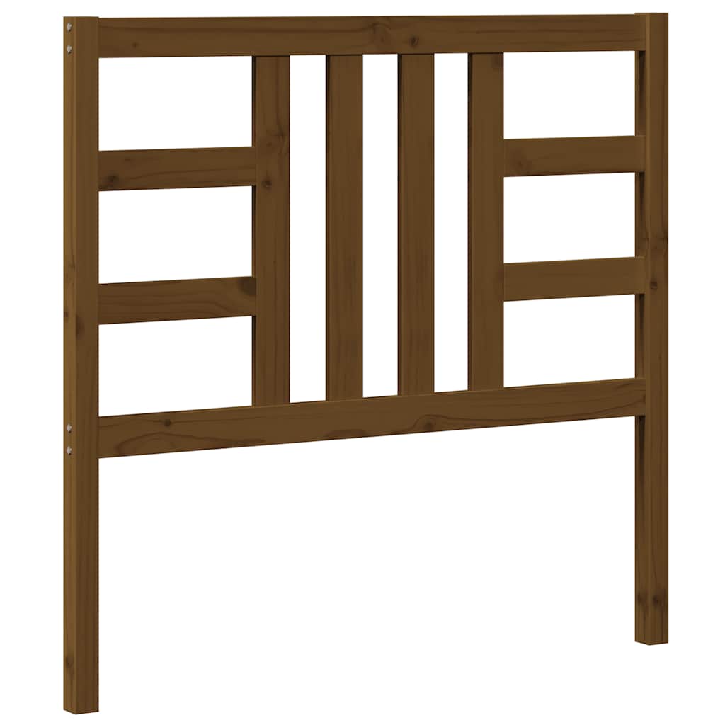 Bed Headboard | Honey brown | Solid pine wood | Medium | Durable