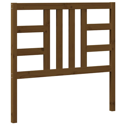 Bed Headboard | Honey brown | Solid pine wood | Medium | Durable