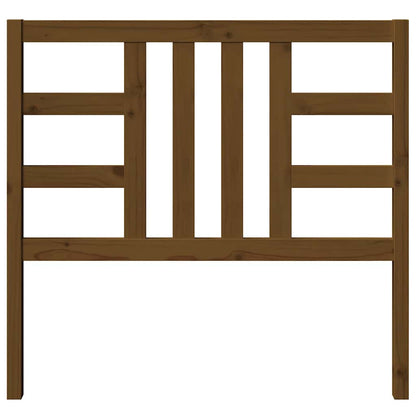 Bed Headboard Honey Brown 106x4x100 cm Solid Wood Pine