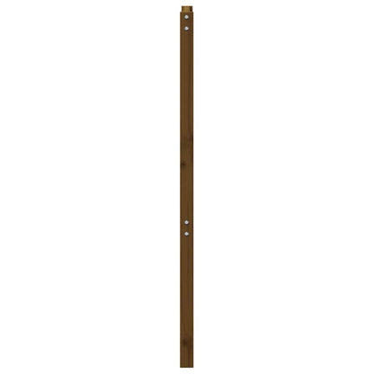 Bed Headboard Honey Brown 106x4x100 cm Solid Wood Pine
