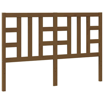 Bed Headboard Honey Brown 156x4x100 cm Solid Wood Pine
