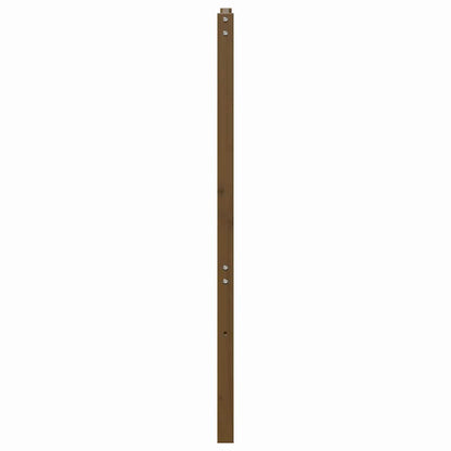 Bed Headboard Honey Brown 156x4x100 cm Solid Wood Pine