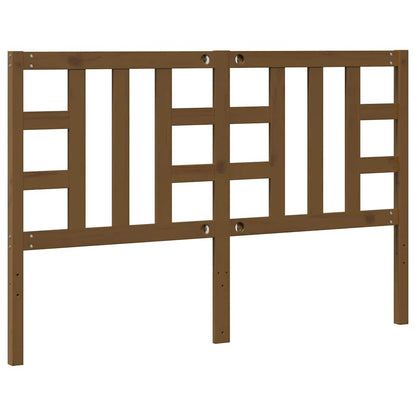 Bed Headboard Honey Brown 156x4x100 cm Solid Wood Pine